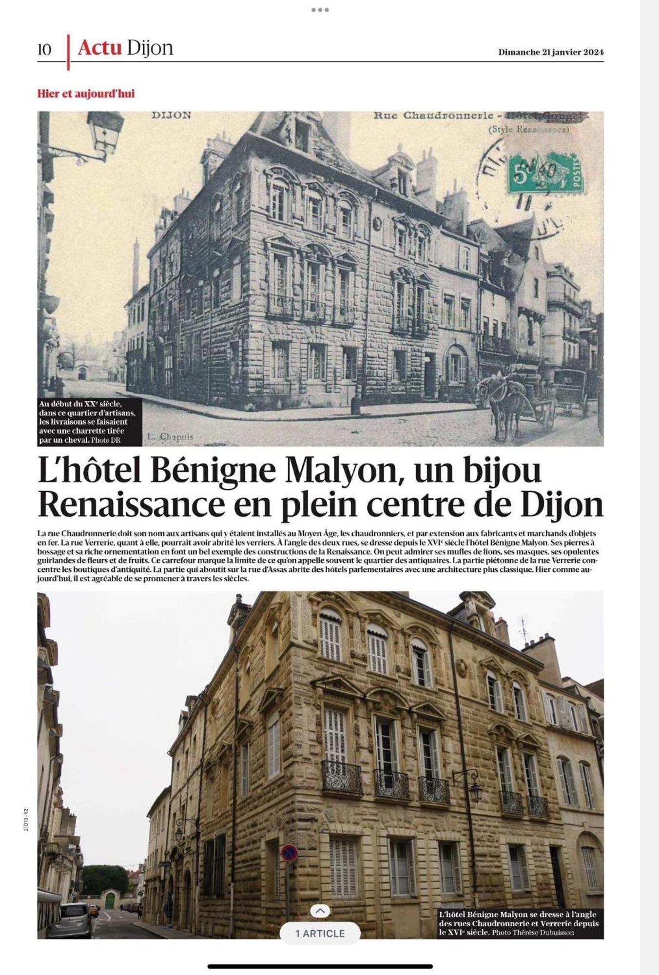 Benigne Malyon Διαμέρισμα Ντιζόν Εξωτερικό φωτογραφία